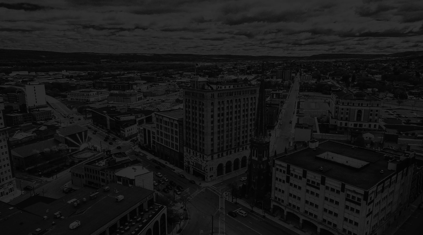Utica-NY-Downtown-Drone